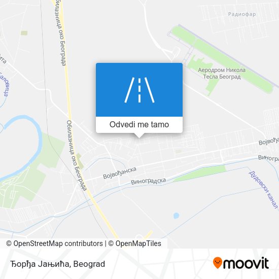 Ђорђа Јањића mapa