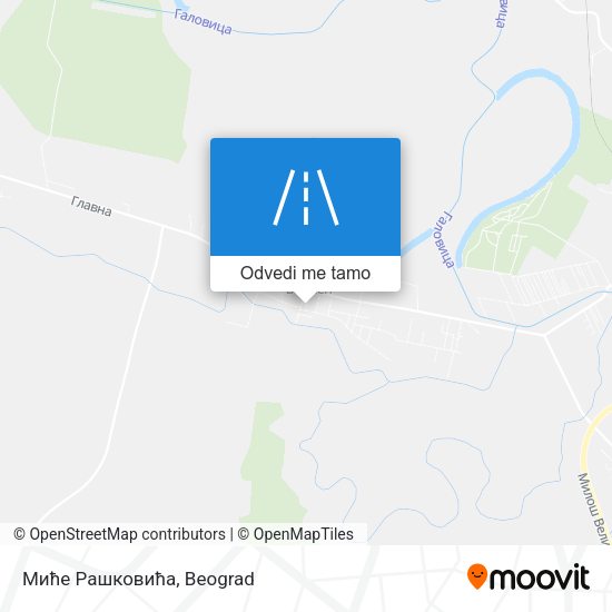 Миће Рашковића mapa