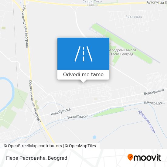 Пере Растовића mapa