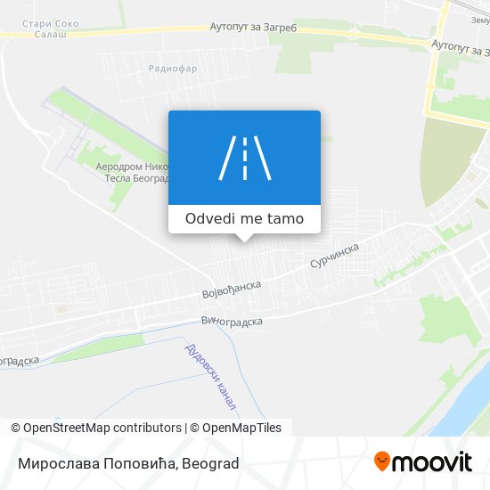 Мирослава Поповића mapa