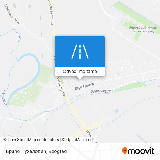 Браће Пухаловић mapa