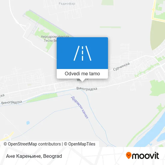 Ане Карењине mapa