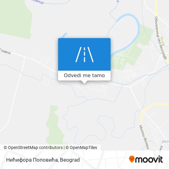 Нићифора Поповића mapa