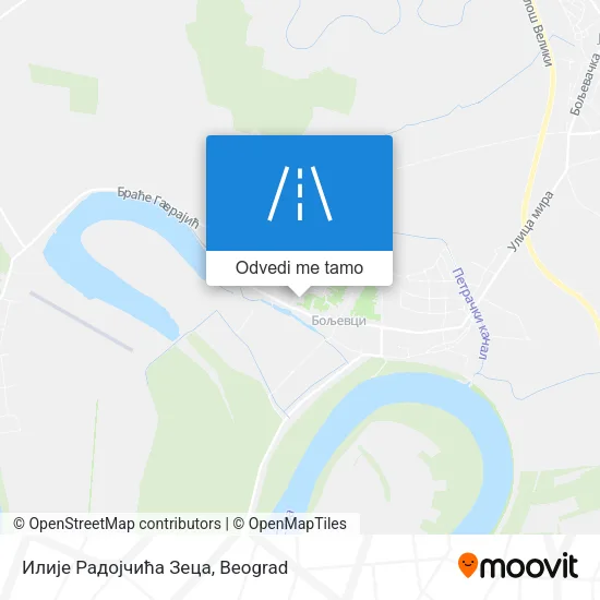 Илије Радојчића Зеца mapa