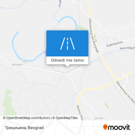 Трешњина mapa