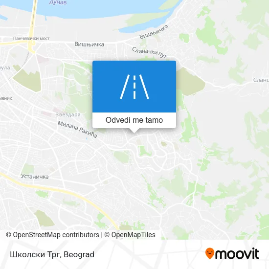 Школски Трг mapa