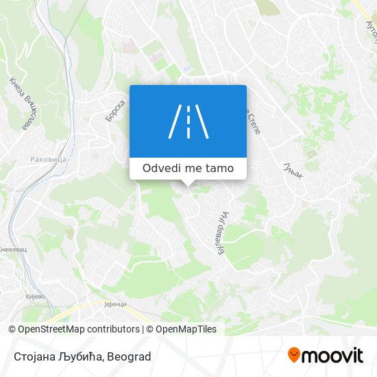 Стојана Љубића mapa