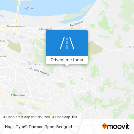 Наде Пурић Прилаз Први mapa