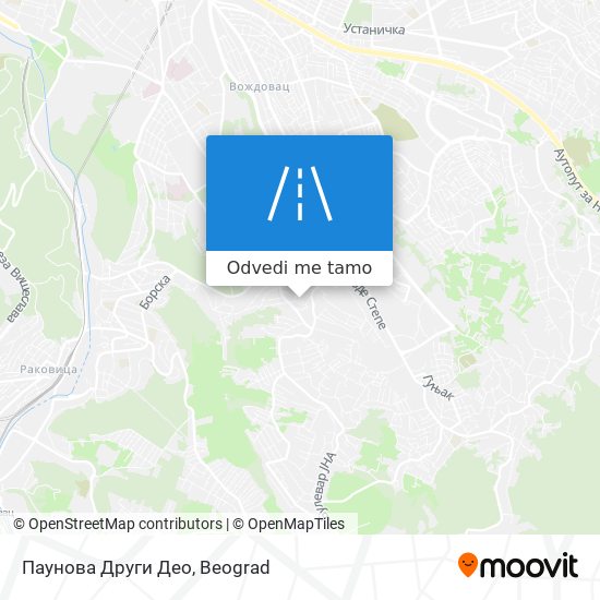 Паунова Други Део mapa