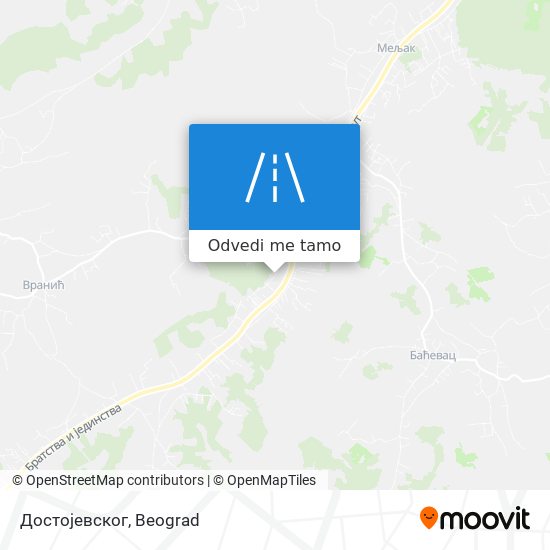 Достојевског mapa