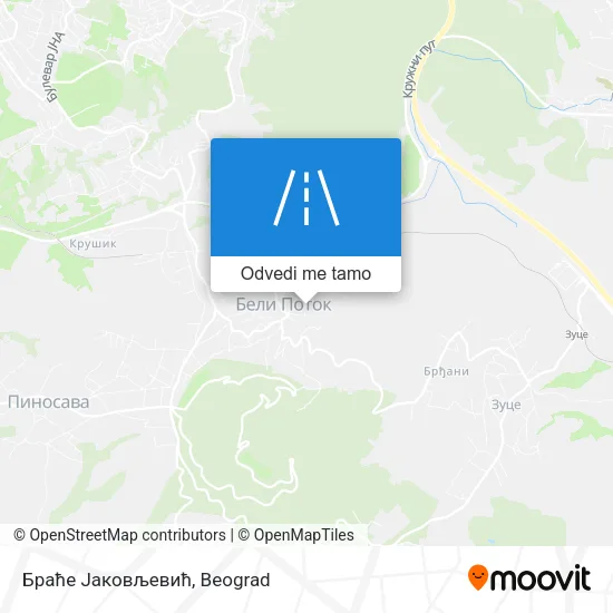 Браће Јаковљевић mapa