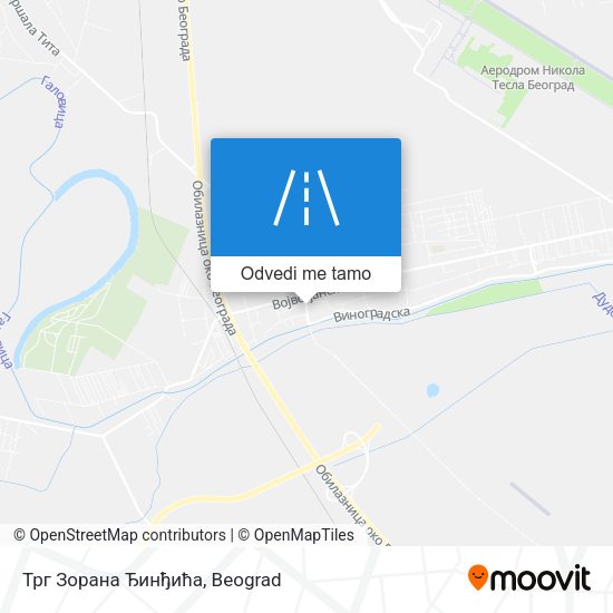 Трг Зорана Ђинђића mapa