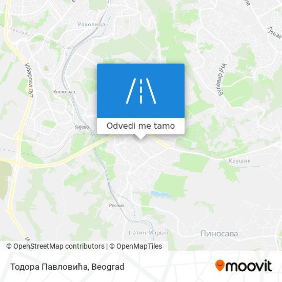 Тодора Павловића mapa