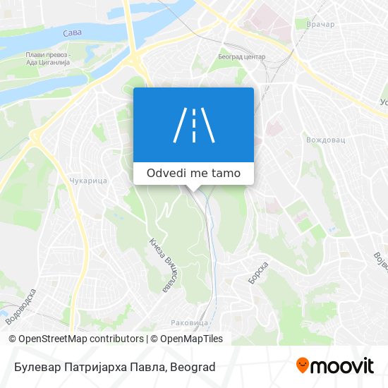 Булевар Патријарха Павла mapa