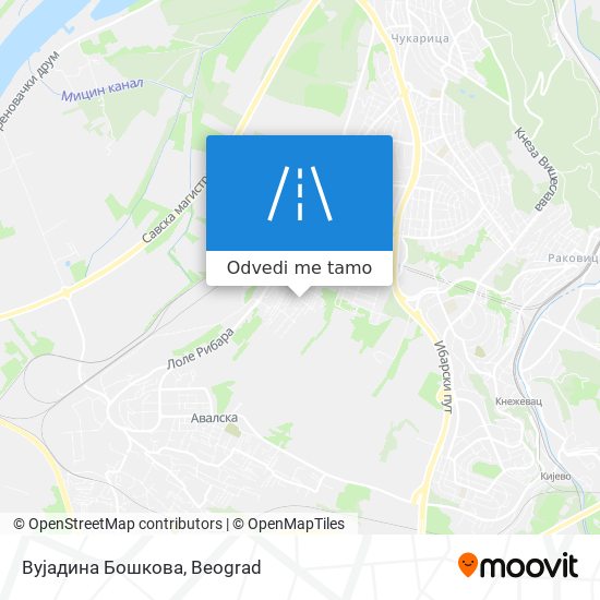 Вујадина Бошкова mapa