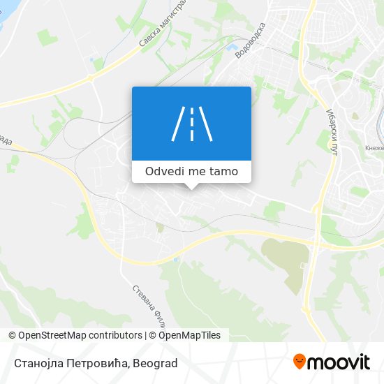 Станојла Петровића mapa