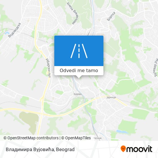 Владимира Вујовића mapa