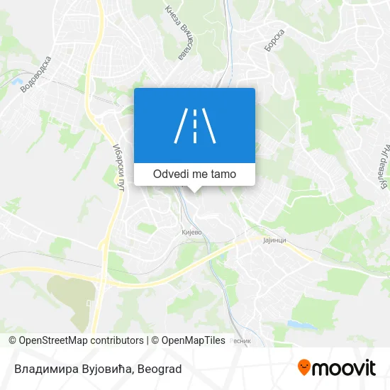 Владимира Вујовића mapa