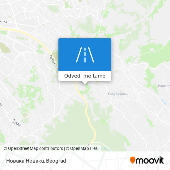 Новака Новака mapa