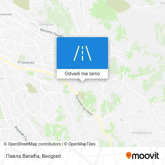 Павла Васића mapa