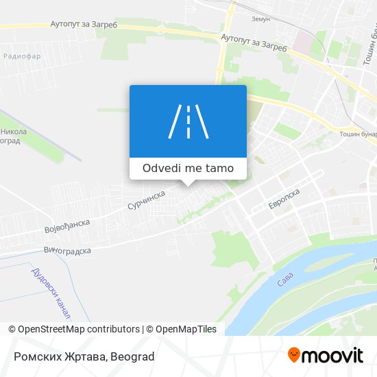 Ромских Жртава mapa