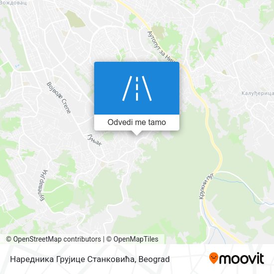 Наредника Грујице Станковића mapa