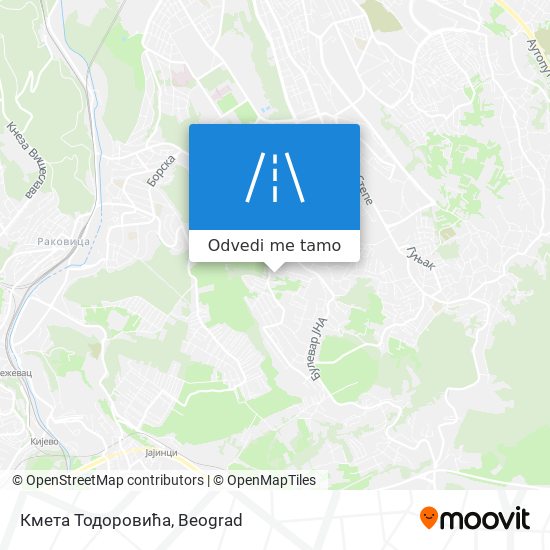 Кмета Тодоровића mapa