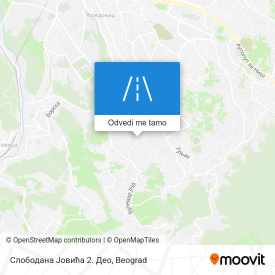 Слободана Јовића 2. Део mapa