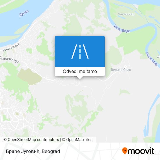 Браће Југовић mapa
