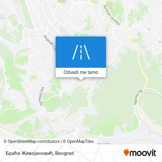 Браће Живојиновић mapa