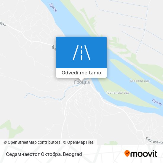 Седамнаестог Октобра mapa