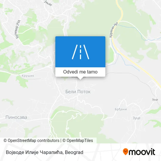 Војводе Илије Чарапића mapa