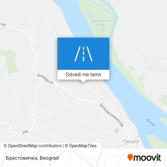 Брестовичка mapa