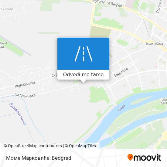 Моме Марковића mapa