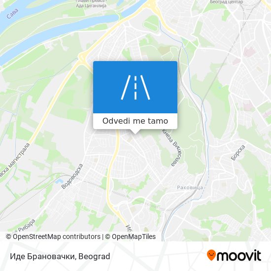 Иде Брановачки mapa