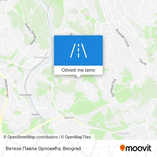 Витеза Павла Орловића mapa