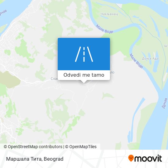 Маршала Тита mapa