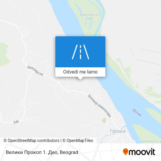 Велики Прокоп 1. Део mapa