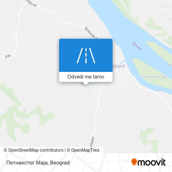 Петнаестог Маја mapa