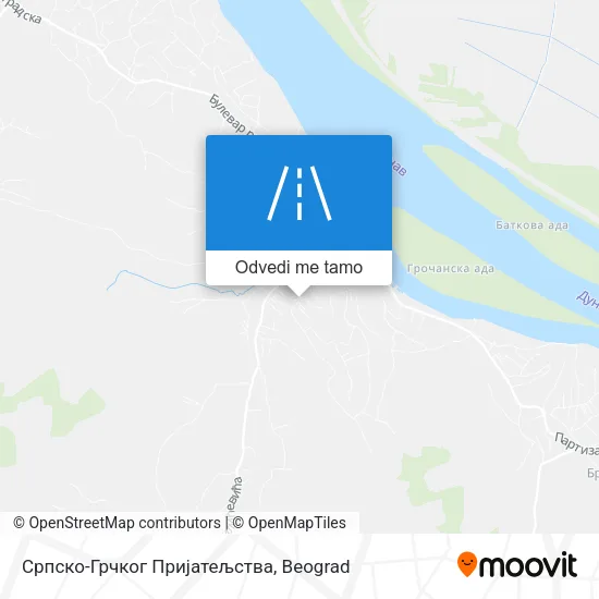 Српско-Грчког Пријатељства mapa
