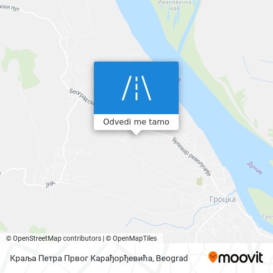 Краља Петра Првог Карађорђевића mapa