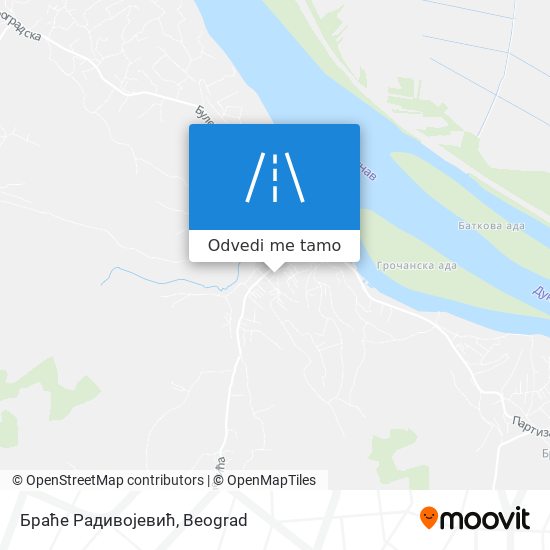 Браће Радивојевић mapa