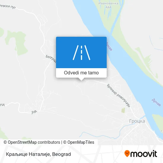 Краљице Наталије mapa