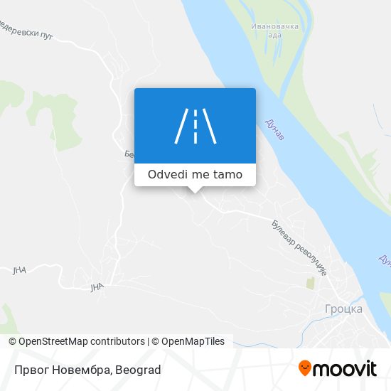 Првог Новембра mapa