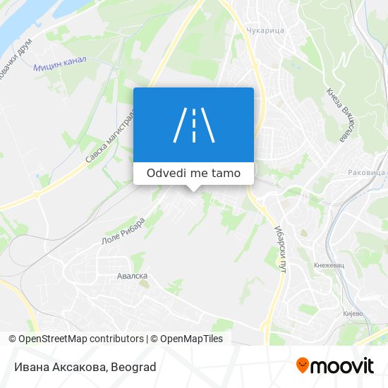 Ивана Аксакова mapa