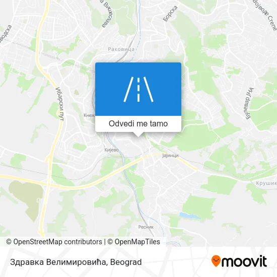 Здравка Велимировића mapa