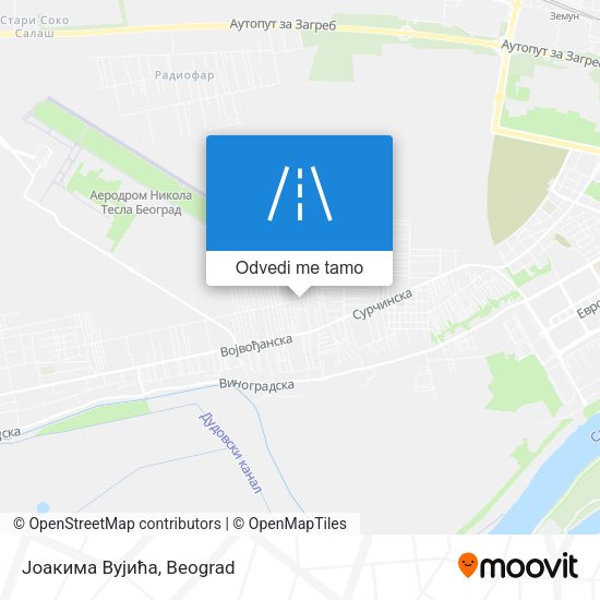 Јоакима Вујића mapa