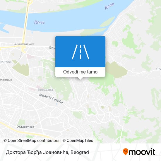 Доктора Ђорђа Јоановића mapa