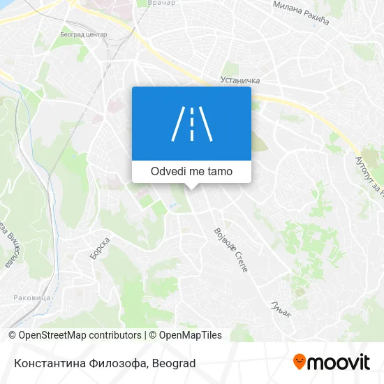 Константина Филозофа mapa