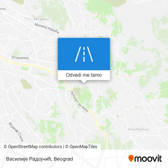 Василије Радојчић mapa